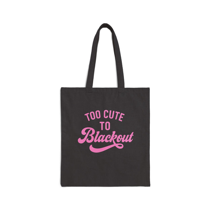 Too Cute to Blackout - Cotton Canvas Tote Bag