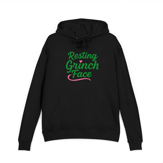 Resting Grinch Face Unisex French Terry Hoodie