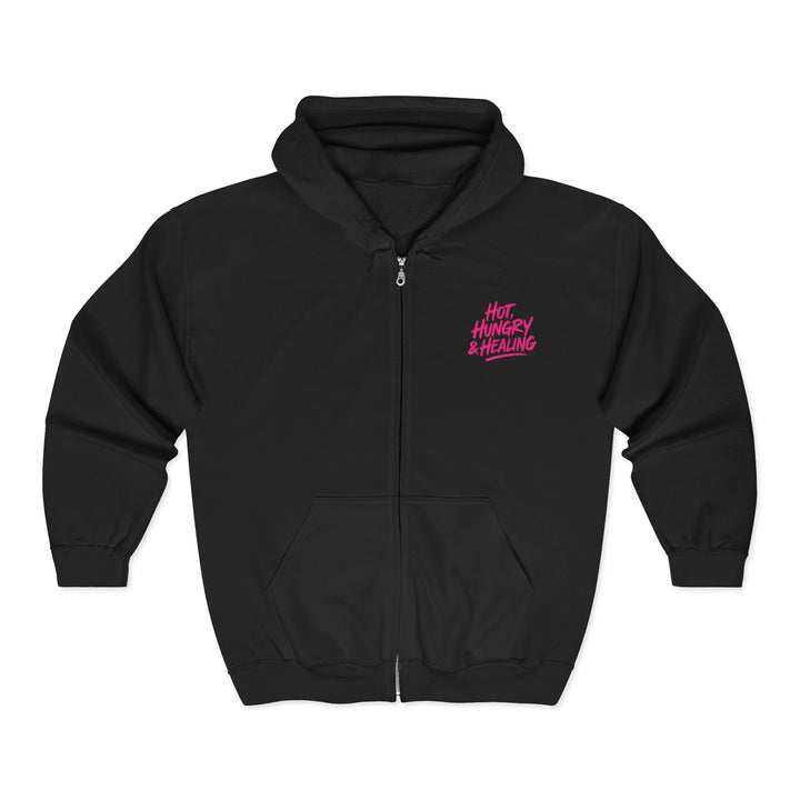 Hot Hungry and Healing - Unisex Heavy Blend™ Full Zip Hooded Sweatshirt