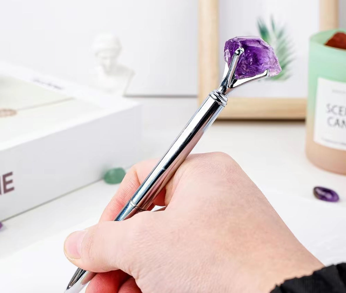 Black Amethyst Pen