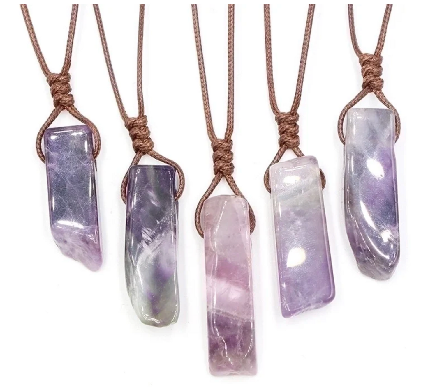 Fashion Square Crystal Pendant Necklace 1 Piece