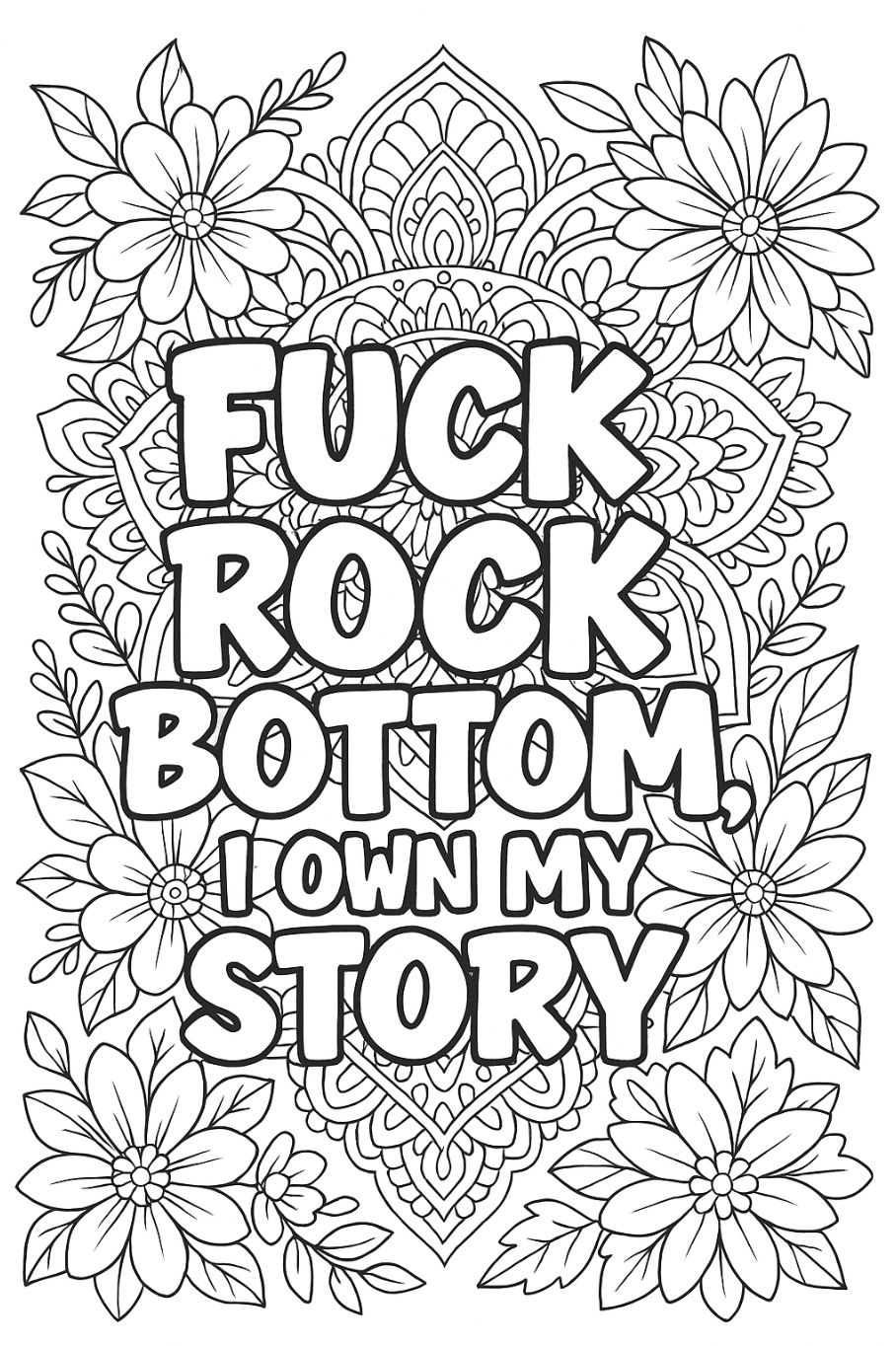 Sobriety Coloring Book - Includes Coloring Pencils